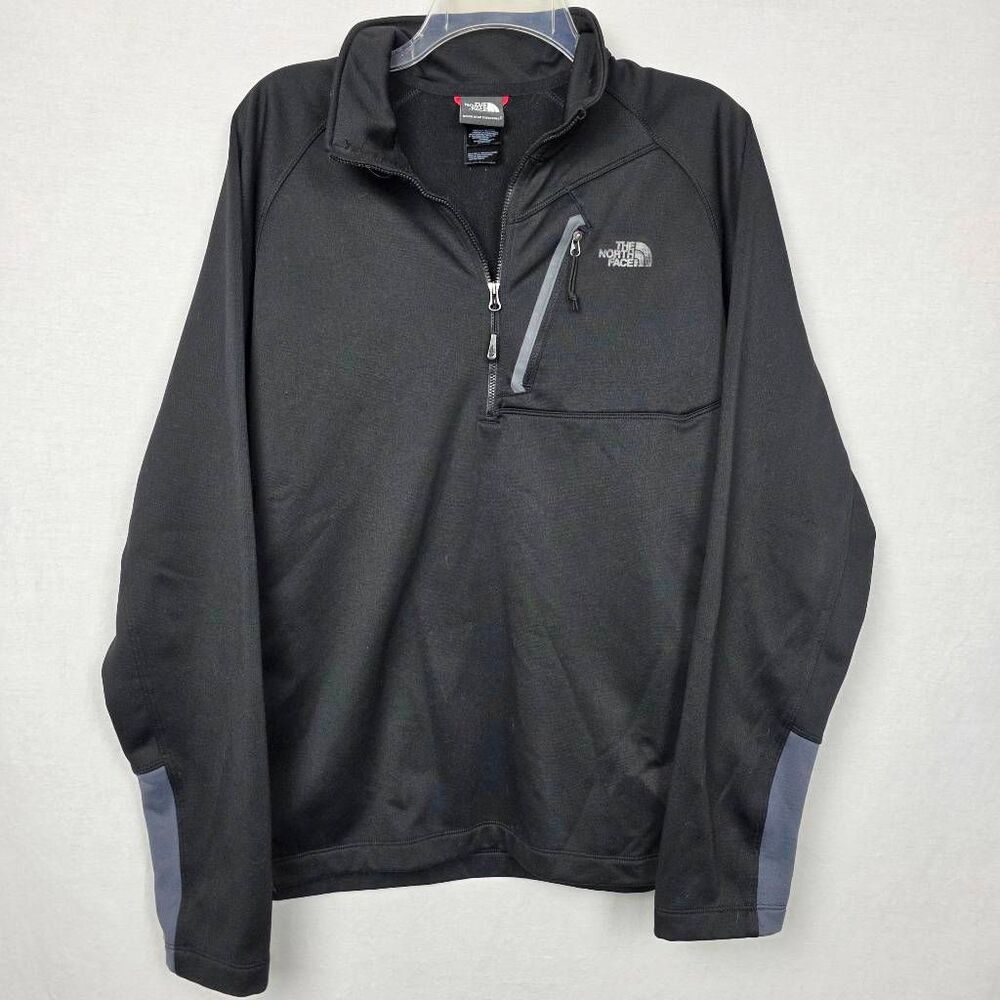 The North Face Men’s Large Black Quarter Zip Pullover - Picture 2 of 9